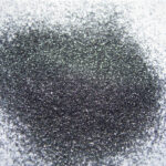 Production of black silicon carbide-haixu abrasives